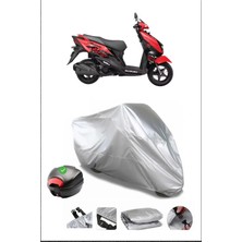 Breen Suzuki Avenis 125 Gri Motosiklet Brandası Arka Çanta Uyumlu