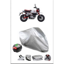 Breen Honda Monkey 125 Gri Motosiklet Brandası Arka Çanta Uyumlu