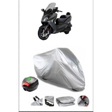 Breen Sym Joymax 250I Abs Gri Motosiklet Brandası Arka Çanta Uyumlu