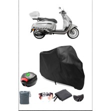 Breen Yuki Risotto 50 Siyah Motosiklet Brandası Arka Çanta Uyumlu