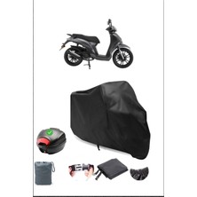 Breen Mondial 125 Prostreet Siyah Motosiklet Brandası Arka Çanta Uyumlu