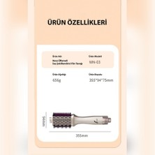 Veryfit Smoothstyle Hava Üflemeli Saç Şekillendirici Fön Tarağı ( Saç Kurutmalı )