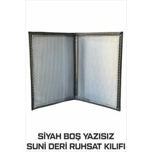 Tay Promosyon Ruhsat Kılıfı Kaliteli Suni Deri Kenarları Dikişli Yazısız 1 Adet