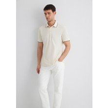 Mavi Beyaz Polo Tişört 0611902-70057