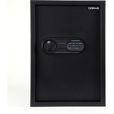 Doras Elektronik Şifreli ve Anahtarlı Çelik Kasa / 50 Serisi Ev ve Ofis Tipi
