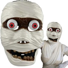 ForWhat Büro Ev Ofis Etkinlik Gösteri Kostümü Için Sallanan Yaylı Oynar Gözlü Mumya Maskesi