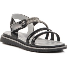 Siyah Rugan Çocuk Günlük Ayakkabı 25T103 P