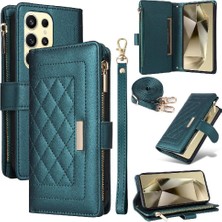 Mellow Boutique Samsung Galaxy S24 Ultra Cüzdan Kayış Darbeye Kart Yuvaları Için Flip Case (Yurt Dışından)