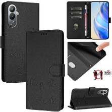 Mellow Boutique Tecno Pova 4 Rfıd Engelleme Kart Tutucu Cüzdan Flıp Kapak Pu Için Kılıf (Yurt Dışından)