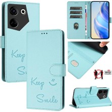 Mellow Boutique Tecno Camon 20 / 20 Pro 4g Pu Deri Rfıd Engelleme Kartı Tutucu Için Kılıf (Yurt Dışından)