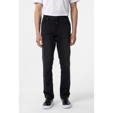 Siyah Regular Denim Pantolon