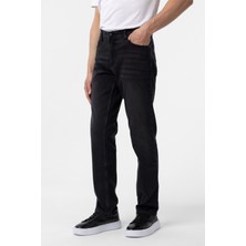 Siyah Regular Denim Pantolon