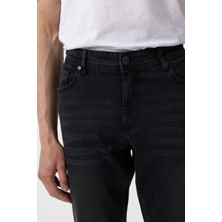 Siyah Regular Denim Pantolon