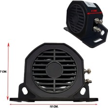 Astraled Tüm Araçlara Uygun Servis Aracı Iş Makinesi Traktör Forklift Geri Vites Sireni 3 Desibel Güçlü Ses 12 V