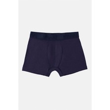 Lacivert Regular Düz Boxer