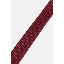 Açık Bordo Baskılı Kravat