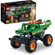 LEGO® Technic Monster Jam Dragon 42149 - Oyuncak Kamyonları Seven 7 Yaş ve Üzeri Çocuklar için 2#si 1 Arada Model (217 Parça)