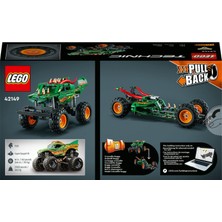 LEGO® Technic Monster Jam Dragon 42149 - Oyuncak Kamyonları Seven 7 Yaş ve Üzeri Çocuklar için 2#si 1 Arada Model (217 Parça)