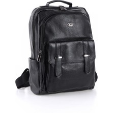 ÇÇS 31445 Erkek Hakiki Deri Sırt Çantası