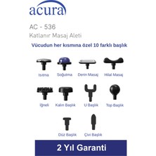 Acura AC-536 Isıtmalı & Soğutmalı Profesyonel Katlanır Masaj Aleti