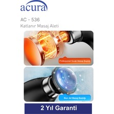 Acura AC-536 Isıtmalı & Soğutmalı Profesyonel Katlanır Masaj Aleti