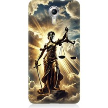 General Mobile Discovery 4g Uyumlu Adaletin Gücü Parlıyor  Desenli Silikon Kılıf