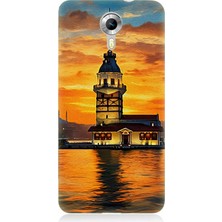 General Mobile Discovery 4g Uyumlu Günbatımında Kız Kulesi  Desenli Silikon Kılıf