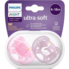 Philips Avent Ultra Soft Yumuşak 2li Emzik 6-18 Ay - SCF223/02