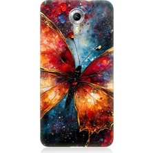 General Mobile Discovery 4g Uyumlu Evrenin Kanatlı Güzelliği  Desenli Silikon Kılıf