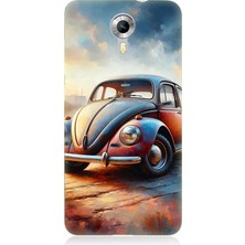 General Mobile Discovery 4g Uyumlu Tozlu Yolda Vosvos Ruhlu  Desenli Silikon Kılıf