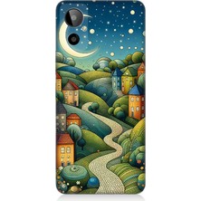 General Mobile Gm 23 Se Uyumlu Yıldızlı Tepede Masal  Desenli Silikon Kılıf