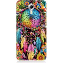 General Mobile Discovery 4g Uyumlu Renkli Rüya Yakalayıcı  Desenli Silikon Kılıf