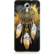 General Mobile Discovery 4g Uyumlu Siyaha Altın Düş Kapanı  Desenli Silikon Kılıf