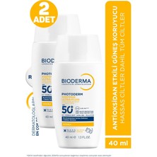 Seddar Collection Bioderma Photoderm Xdefense SPF50+ 40 ml 2 Adet