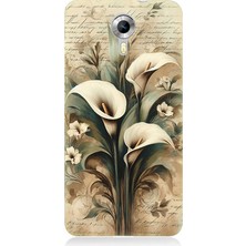 General Mobile Discovery 4g Uyumlu Zambakların Sessiz Zarafeti  Desenli Silikon Kılıf