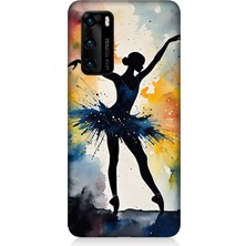 Huawei P40 Uyumlu Dansın Büyülü Gölgesi  Desenli Silikon Kılıf