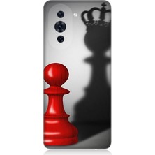 Huawei Nova 10 Pro Uyumlu Piyonun Taçlı Hayali  Desenli Silikon Kılıf