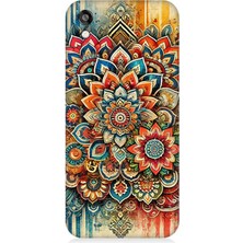 Huawei Honor 8s Uyumlu Mistik Mandala Deseni Ruhu  Desenli Silikon Kılıf