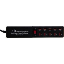 Veraura Lifestyle 10 Portlu USB Şarj Adaptörü