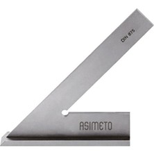 120X80MM Ekstra Geniş Taban Çelik Gönye 45 Derece