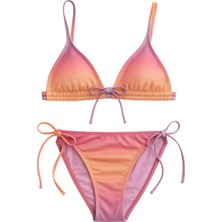 Kadın Unicorn Fiyonk Bağlamalı Bikini Takımı