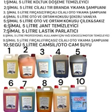 Araba Temizleme Seti/oto Bakım Seti Kendi Setini Oluştur 5 Adet 5 Litrelik