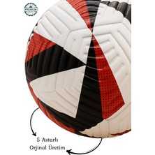 Futbol Topu 2026 5 Astarlı Pompalı Set Dayanıklı Sert Zemin Halı Saha Ekstra Dayanıklı Futbol Topu No:5 FT001