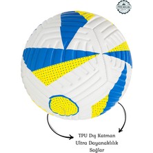 Futbol Topu 2026 5 Astarlı Pompalı Set Dayanıklı Sert Zemin Halı Saha Ekstra Dayanıklı Futbol Topu No:5 FT001