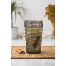 Allegra Füme 6’lı Bardak Seti 750 ml Akrilik Malzeme - Cam Değildir Kırılmaya Dayanıklı