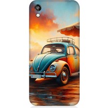Huawei Honor 8s Uyumlu Retro Vosvosun Renkleri  Desenli Silikon Kılıf