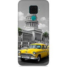 Huawei Mate 30 Lite Uyumlu Klasik Araba Washington Anısı  Desenli Silikon Kılıf