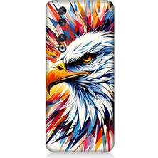 Huawei Honor 90 Uyumlu Renkli Kartal Sıçrayışı  Desenli Silikon Kılıf
