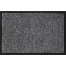 PS019A Gri Kaymaz Taban Nem Alıcı Toz Alıcı Dayanıklı Kapı Önü Paspası Uv Dayanıklı 40X60