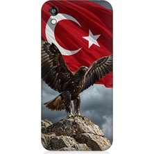 Huawei Honor 8s Uyumlu Kartal Zirvede Bekliyor  Desenli Silikon Kılıf